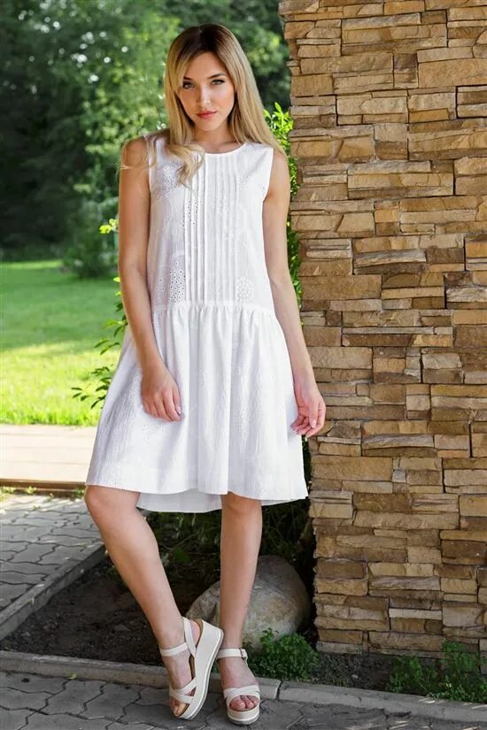 Платье из шитья. Белое летнее платье. Платье из хлопка. Хлопчатобумажное платье. Платья валберис хлопок летние