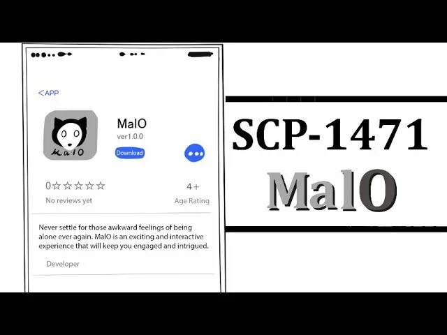 SCP-1471 - мобильное приложение.