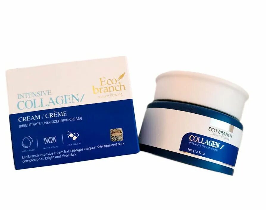 Крем коллаген аравия. Eco Branch крем Collagen. Eco Branch Intensive Cream Collagen (ver.3), крем для лица с коллагеном 100 мл. Eco Branch Intensive коллаген крем. Крем для лица с коллагеном 100 мл Eco Branch.