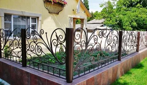 Металлический палисадник