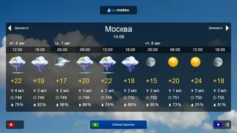 Гисметео москва октябрь 2024