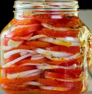 Маринад для помидор с маслом