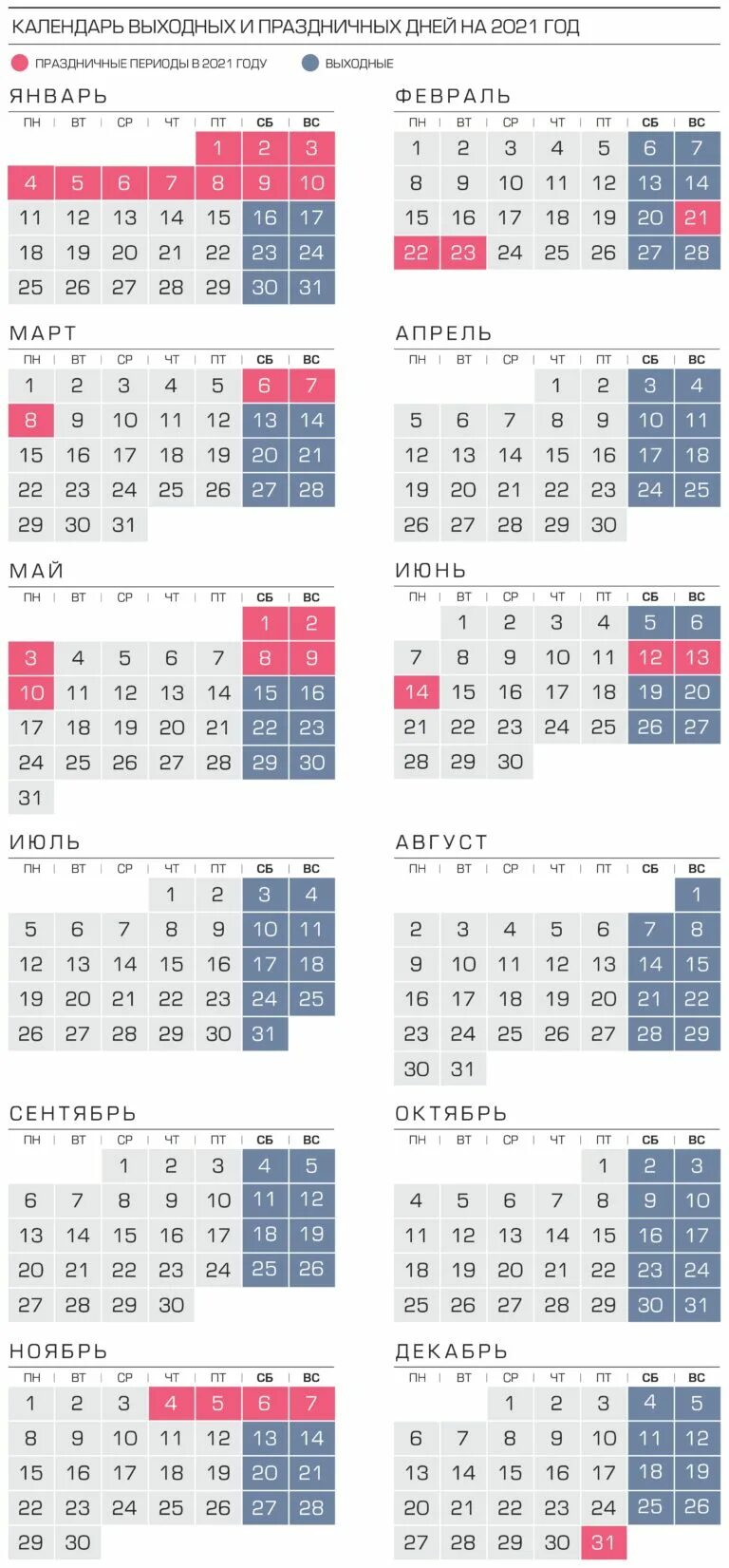 Утвержденный календарь праздников 2021 Как будем отдыхать в 2023 году