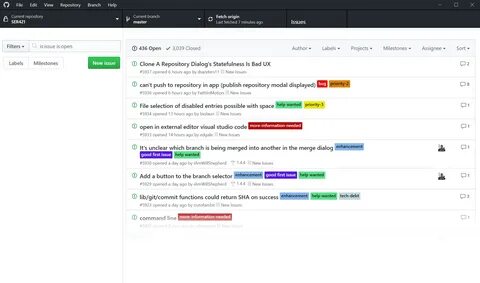 Github issues