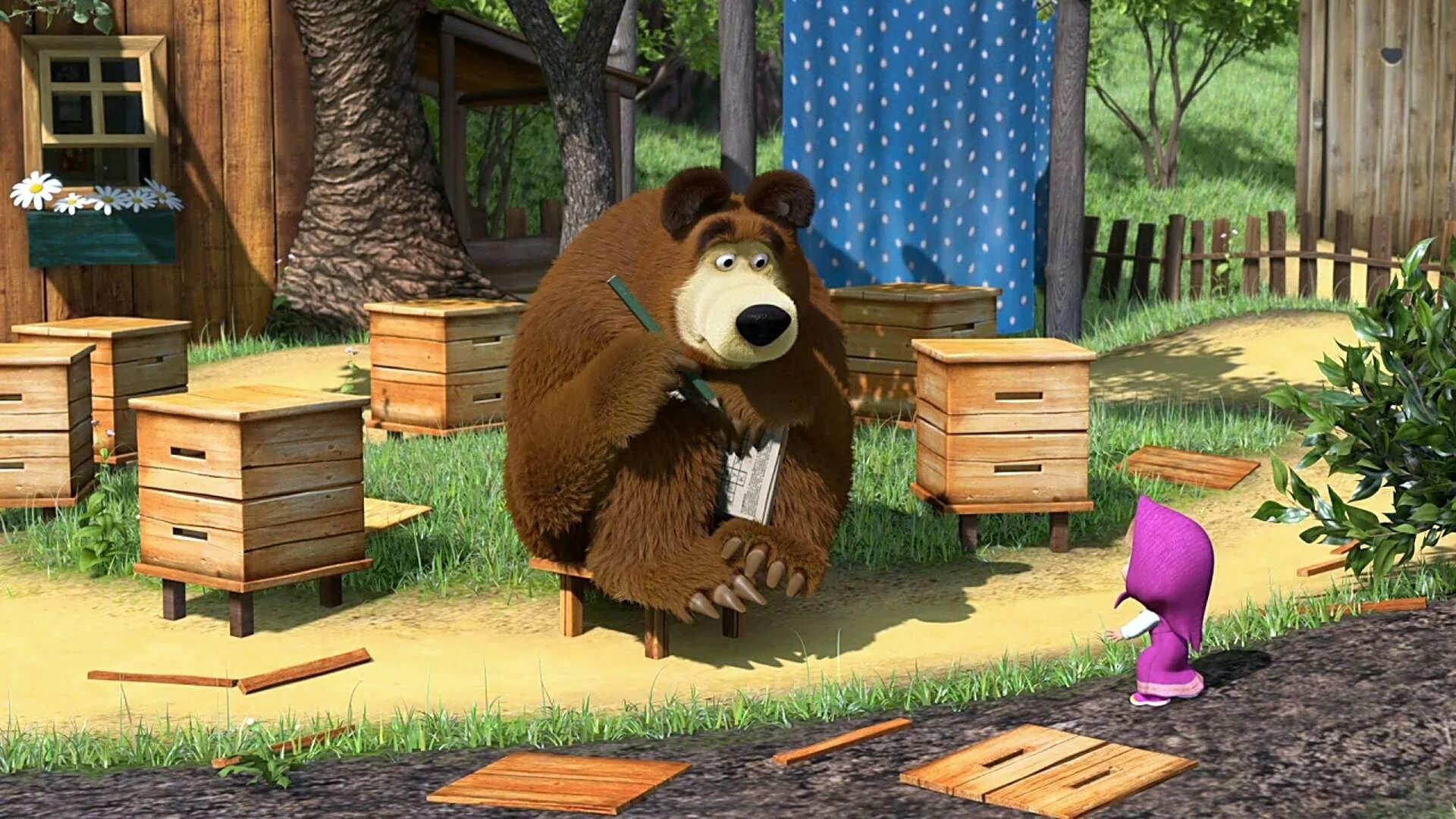 Маша и медведь подряд года. Маша и медведь 2008. маша и медведь пчелы. маша и медведь 2005. маша и медведь пасека.