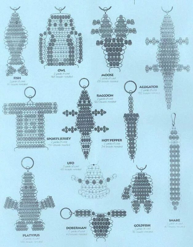 Схемы из бисера. Схемы для бисероплетения. Фигурки из бисера. Бисероплетение по схемам. Схемы фигурок из бисера легкие для начинающих