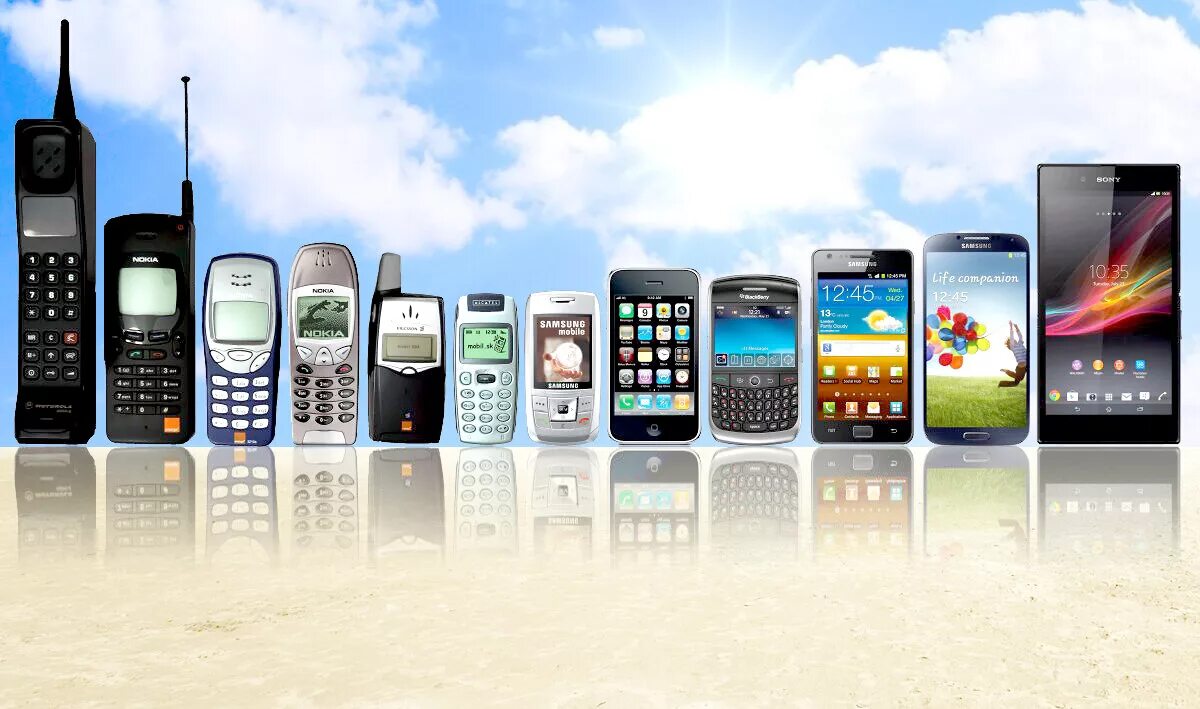 Какие 1 телефоны появились. Эволюция смартфонов. Поколения мобильных телефонов. Эволюция мобильника.