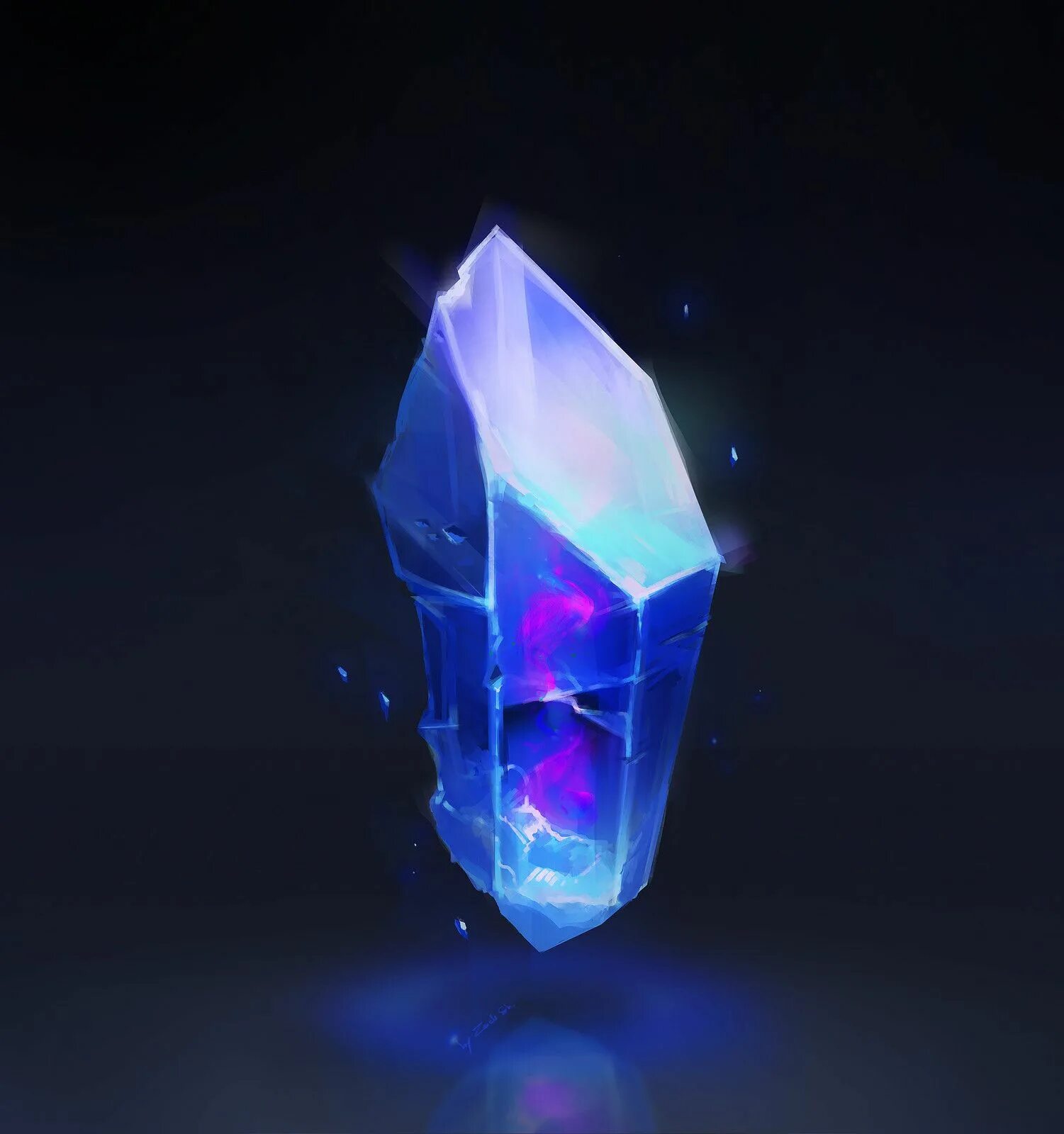 Crystal shards