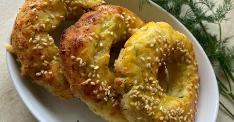Колечки с творогом в духовке