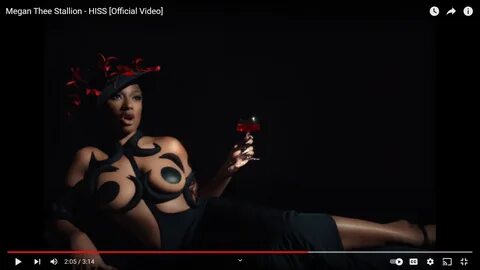 In Megan Thee Stallion's new HISS video, she wears various revealing o...