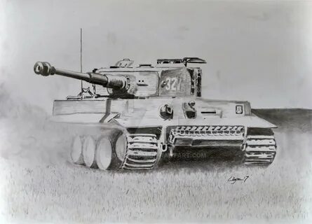 Как нарисовать немецкий танк