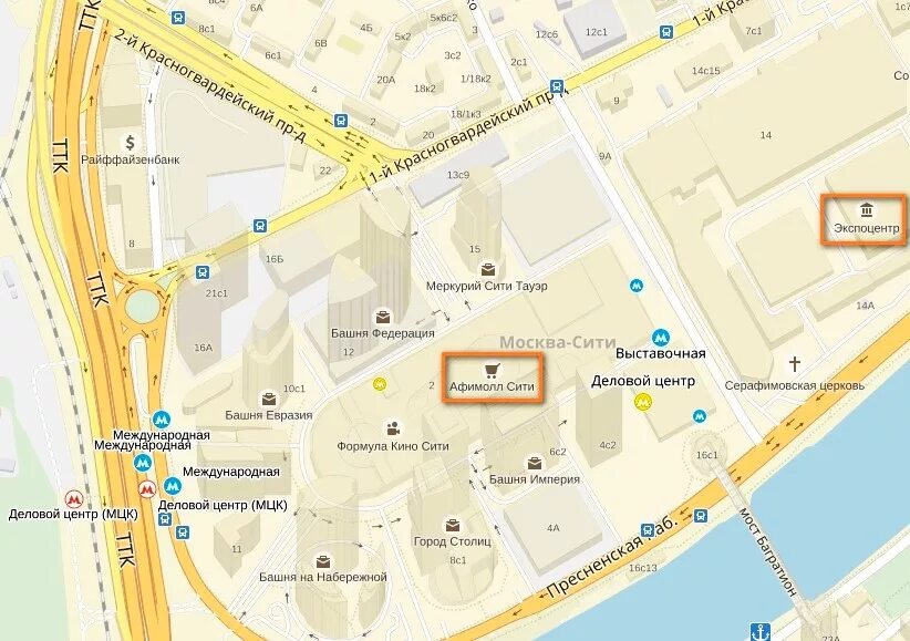 Деловой центр на карте. Афимолл Сити Москва карта. Метро Выставочная Афимолл Сити. Афимолл Сити метро деловой центр. Москва Сити на карте.