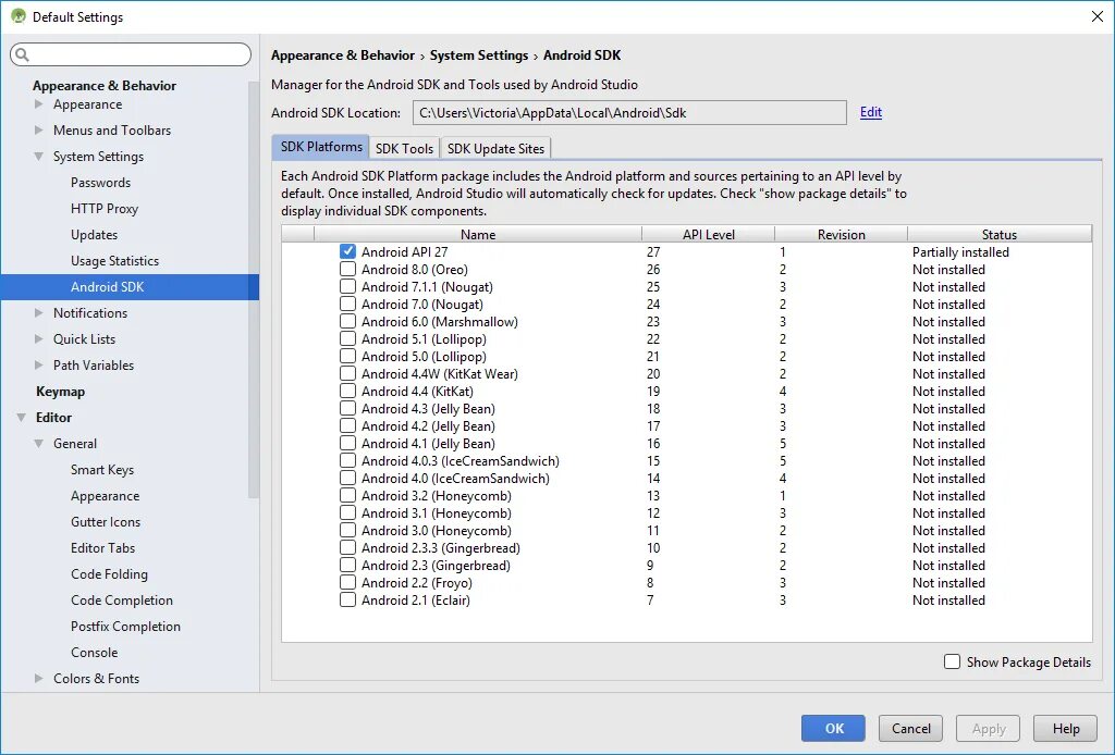 Name components name