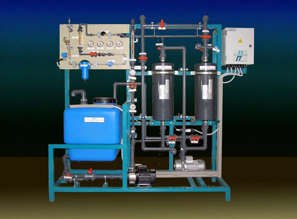 Блок фильтров водоподготовки ППД. Дегазация водоподготовка. Дегазация жидкостей. Лабораторный модуль для вакуумной дегазации воды.