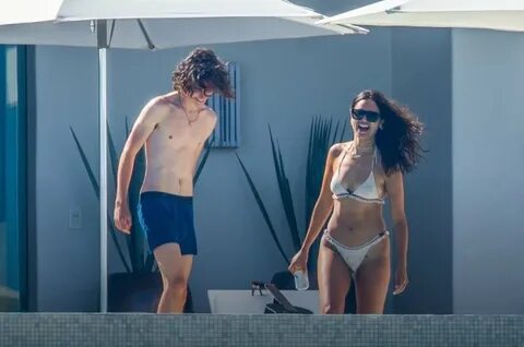Eiza González y Timothée Chalamet Foto: TMZ. 