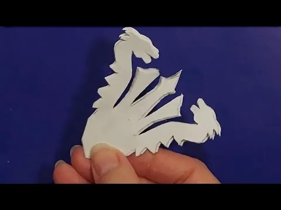 Схема снежинки змея из бумаги разукрашенные