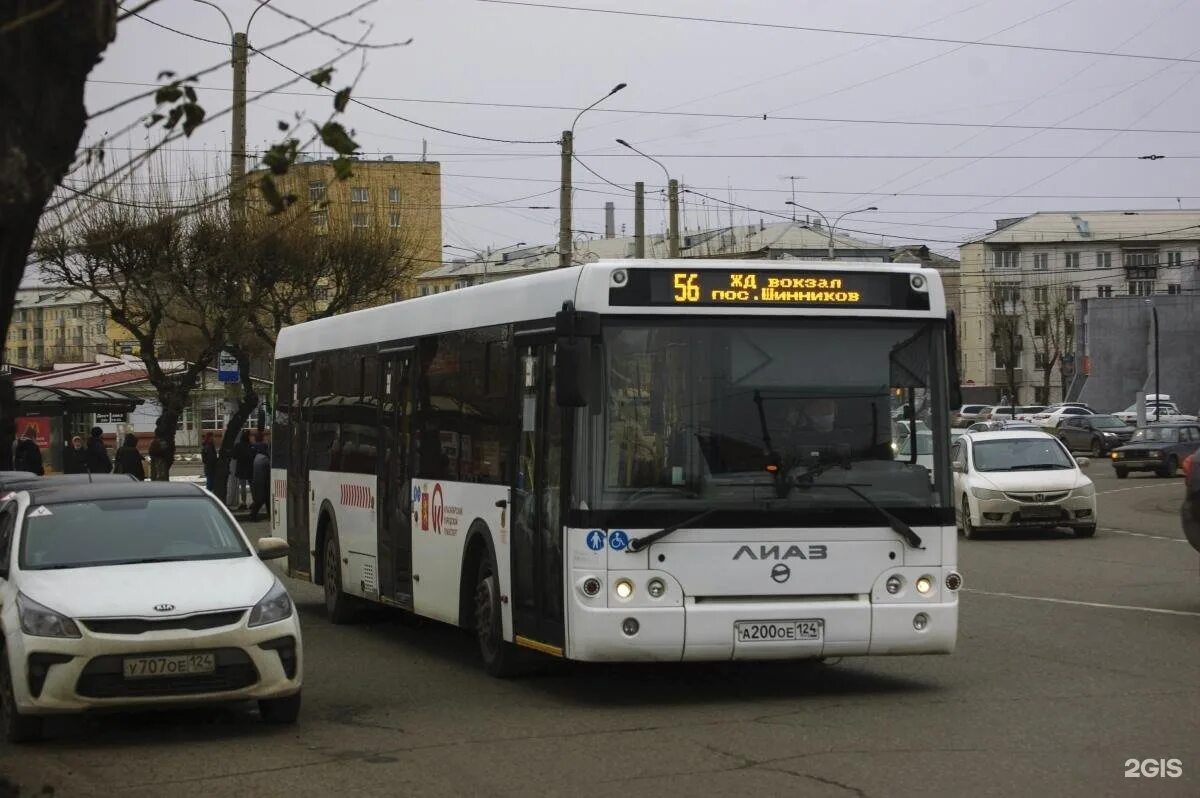 Большой 56 автобус. ЛИАЗ 5292.56. ЛИАЗ 5292 Красноярск. ЛИАЗ-5292 автобус Красноярск. Автобус ЛИАЗ Красноярск.