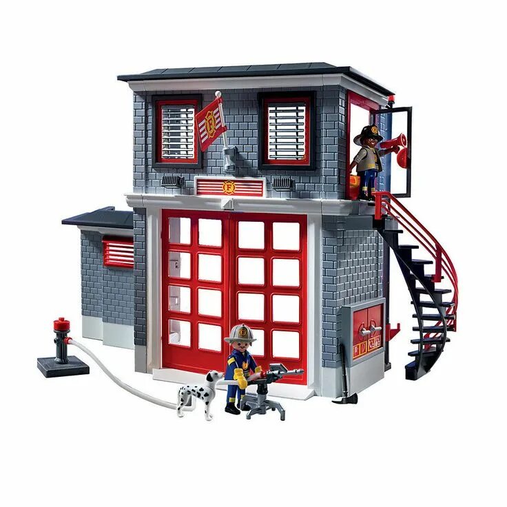 Rescued toys. Playmobil Fire Station. Playmobil 9052. Playmobil fire4914. Playmobil 4819.