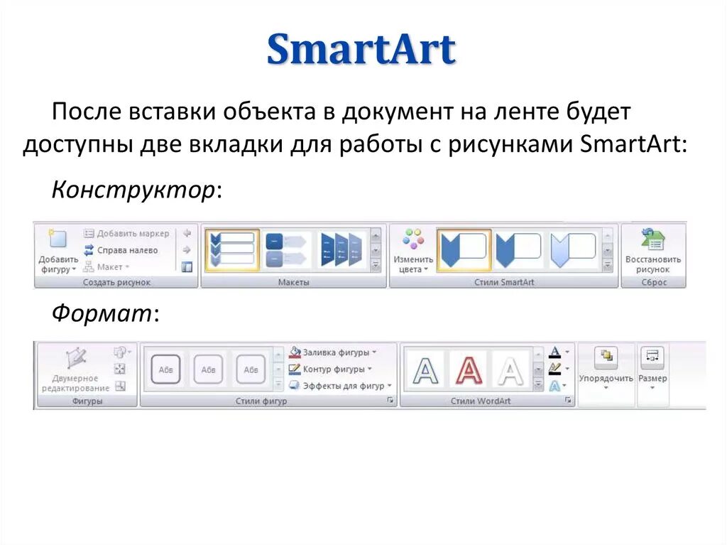 Объекты на вкладке вставка. Вставка объекта smartart. Вставка объектов в документ. Работа с рисунками smartart. Вставить после элемента