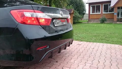 Задний бампер тойота камри