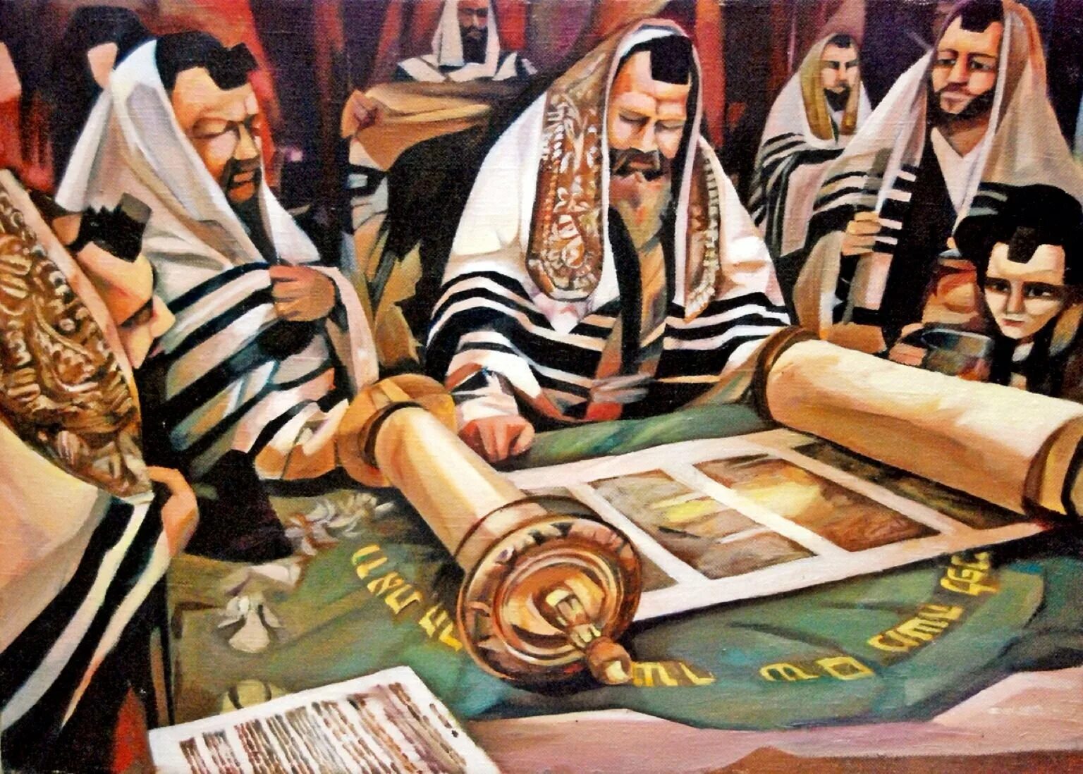 Иудаизм, еврейство живопись. Синагога Равина Иудея. Иудаизм в Израиле.