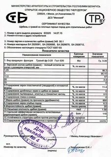 Основания из щебеночно песчаной смеси