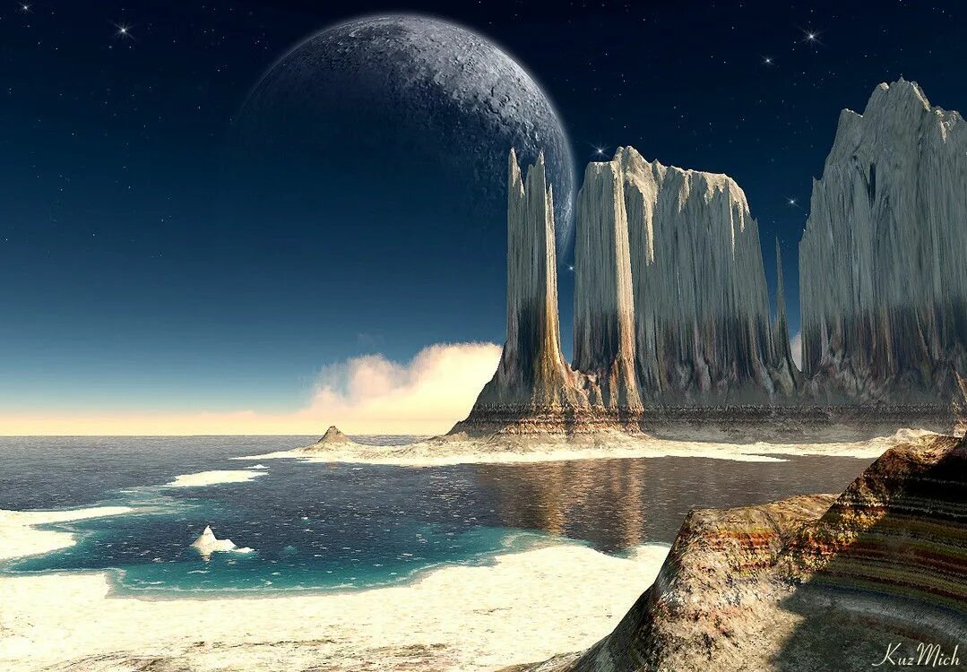 Руины завода арт. Кейт бекинсейл другой мир 2016. Космический пейзаж. Иные миры 5. Иные миры 5.