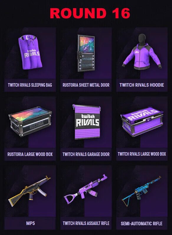 Скины твич дропс раст. Rust twitch drops round 16. Твич дропс раст. Стим инвентарь раст. Твич дроп раст 2022.