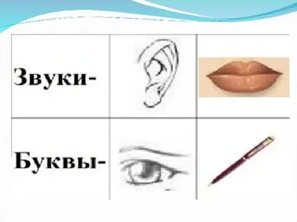 Буквы пишем произносим