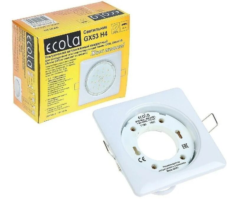 Gx53 lighting. Светильник ecola gx53 белый. светильник точечный gx53 белый ecola h4 к+. светильник ecola gx53. светильник gx53 h4 белый.