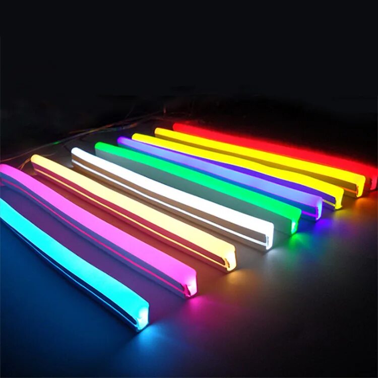 Одна и две светящиеся полосы. Светодиодный неон RGB 220v led Neon Flex. Гибкий неон "led-Neon Flex" RGB. Гибкий неон РГБ 10 метров. Flex Neon гибкий неон.