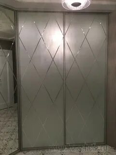 Шкаф купе ромбы