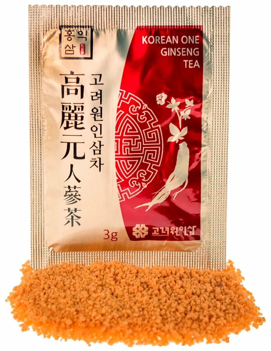 Korean one ginseng granule tea. Korean ginseng tea gold. женьшеневый чай инсам теа корея. красный женьшень корейский дозировка. Korean ginseng tea.