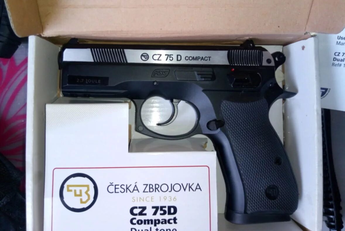 Компакт д. Cz 75 d Compact. Клапан co2 для пневматического пистолета ASG cz-75.