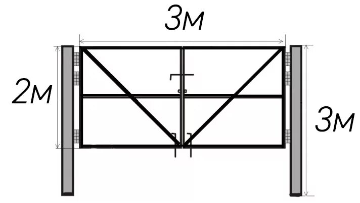Сколько стоит сварить профильную трубу. Чертеж калитки из профильной трубы 60 60. Чертеж калитки из профильной трубы 60х40мм. Схема распашных ворот из профильной трубы 40х20. Ворота из профильной трубы 40х40 чертеж.