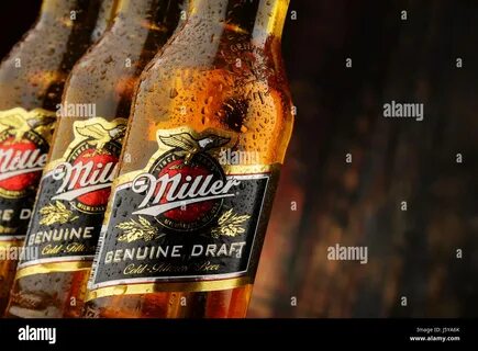 MARCH 18, 2016: Miller Genuine Draft is the original cold filtered packaged...