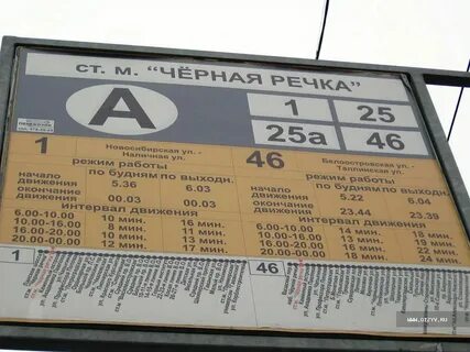 Автобус 283 маршрут спб расписание