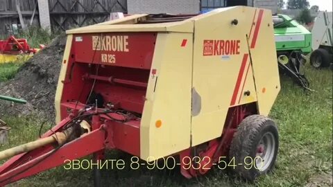 Пресс подборщик кроне 125