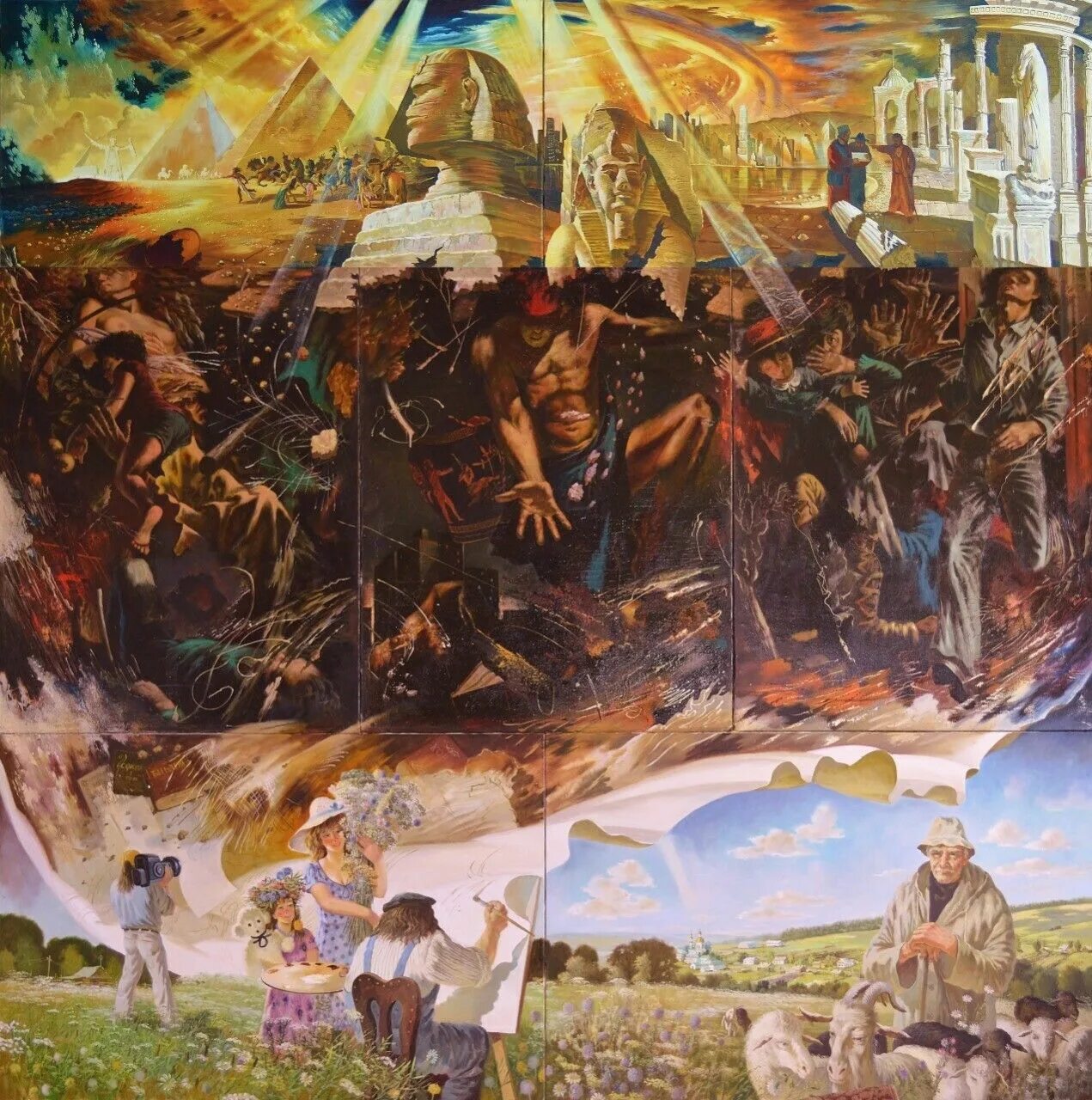 Армагеддон библия. Армагеддон картина. Российские художники. Армагеддонская битва.