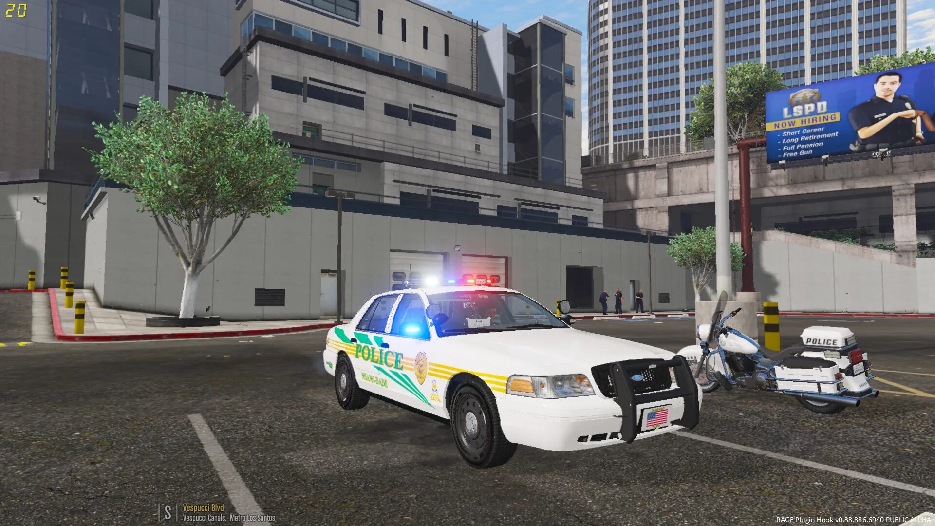 Police department tycoon mod. Полицейский Департамент Майами. Police Department GTA 5. GTA 4 Майами полиция. LSPD Vespucci.