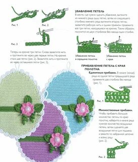 Прихватки крючком со схемами простые и красивые