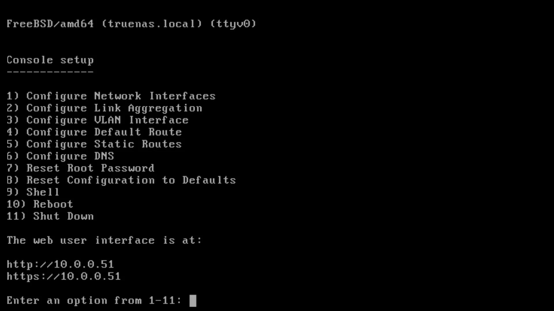 TRUENAS консоль. TRUENAS консольные команды. FREEBSD TRUENAS. Config reset.