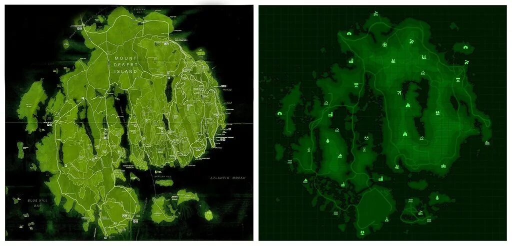 Силовая броня карта. Fallout 4 карта силовой брони фар Харбор. Fallout 4 far Harbor карта локации. Фоллаут 4 остров фар Харбор. Fallout 4 карта острова.