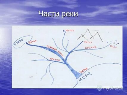 Схема реки картинки