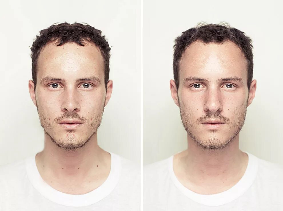 Почему фотографию называют фотографией. Alex John Beck. Симметричное лицо. Люди с симметричным лицом. Идеальная симметрия лица.