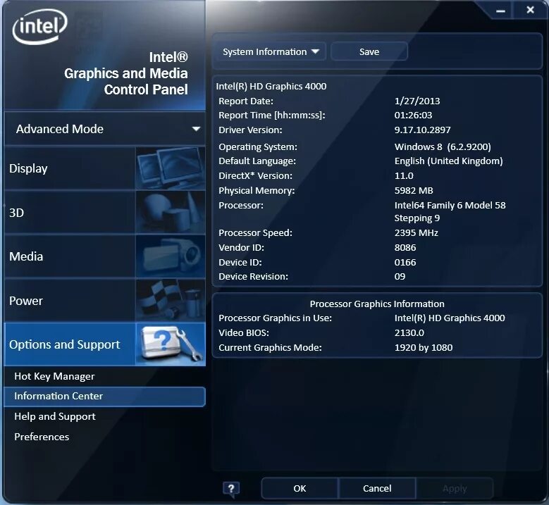 Intel graphics driver for windows