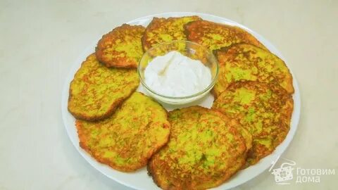 Кабачковые оладьи без масла