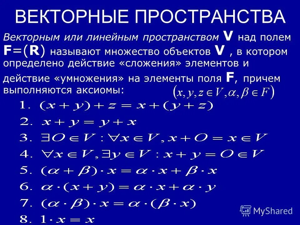 Images ПРАВИЛА ЛИНЕЙНОГО ПРОСТРАНСТВА