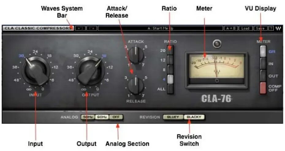 Cla 76 vst. Компрессор cla 76. cla 5800 waves. cla 76 плагин. cla 76 stereo.