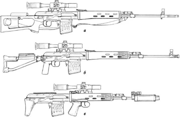 Снайперская винтовка СВД чертеж. СВД винтовка чертеж. СВД чертеж вид сбоку. СВУ винтовка чертёж.